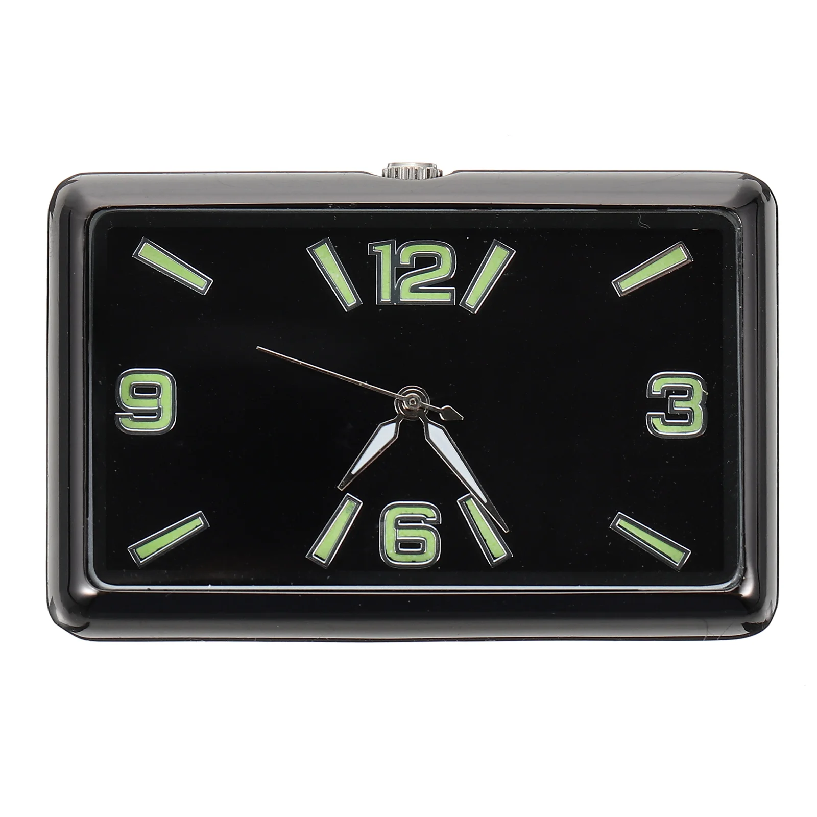 

Car Dashboard Tiny Clock Adhesive Dashboard Clock Decorative Square Clock