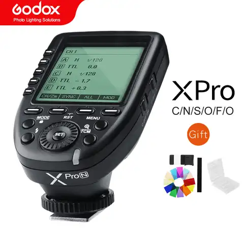 Беспроводной передатчик Godox Xpro-C Xpro-N Xpro-S Xpro-F Xpro-O Xpro-P Trigger 2,4G TTL для Canon Nikon Sony Fuji Olympus Pentax