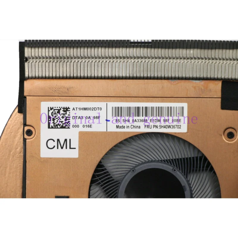 WYORESY 5H40W36702 Новый радиатор процессора с вентилятором UMA для ThinkPad T14 20S0 20S1 T490 20RY 20RX