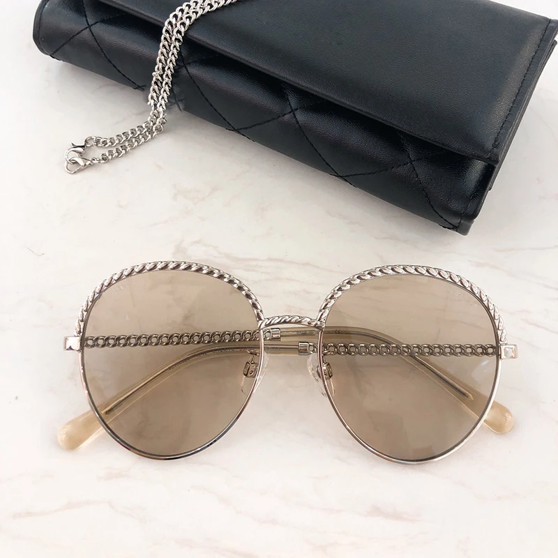 

All-match Stylish Sexy Female Male Mental Gradient Sun Eye Wear Glasses Adult Fashion Pattern Ourdoor Sunglasses ch4242