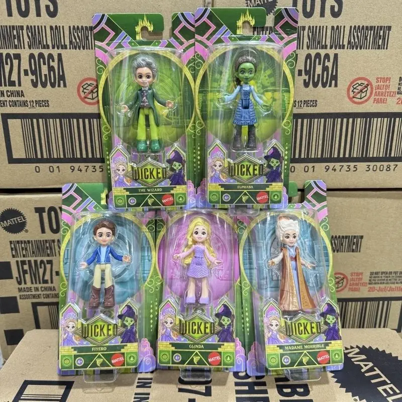 Фото Новая Барби Wicked Movie Surroundings Elphaba Glinda Surprise Ball Mini Bubble Spinning Small Doll Series слепая коробка игрушка в подарок №2