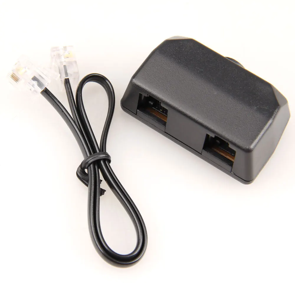 

New Dictaphone Telephone Recording Adapter for Digital Voice Recorder Black Accessory