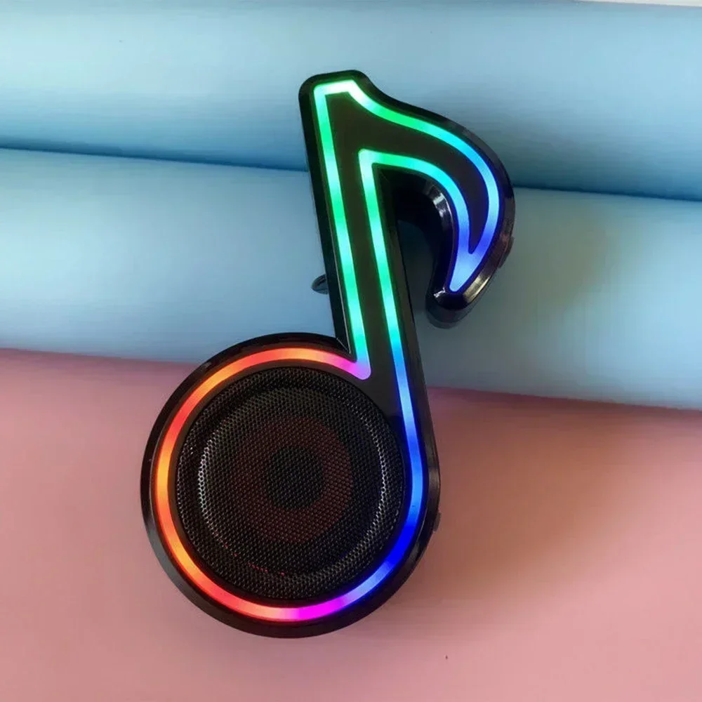 Удобный беспроводной динамик с стерео режимом и RGB-подсветкой портативный