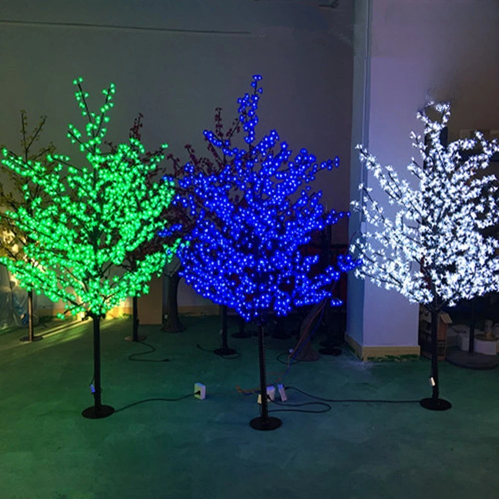 Светодиодные фонари для деревьев вишни квадратный декор водонепроницаемые