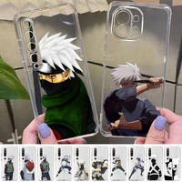 bandai anime naruto blue hatake kakashi phone case for samsung s20 ultra s30 for redmi 8 for xiaomi note10 for huawei y6 cover