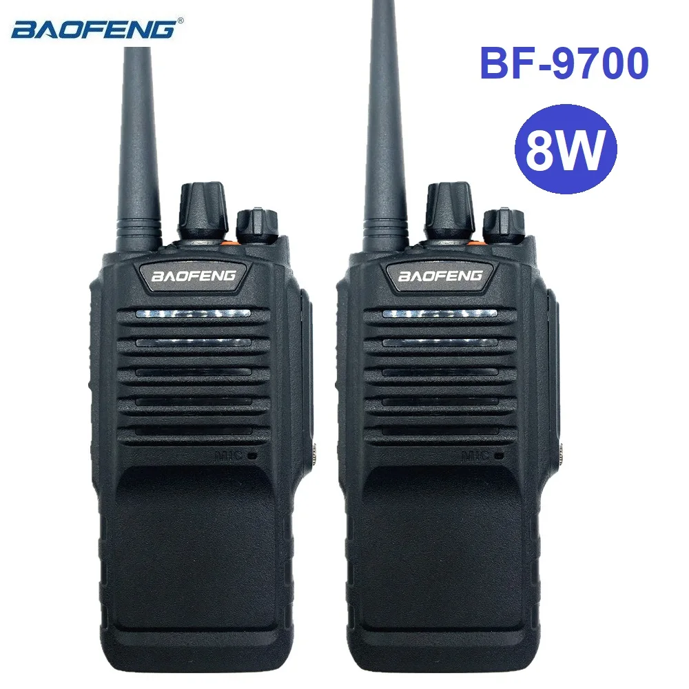 

2pcs BAOFENG BF-9700 8W Waterproof Walkie Talkie Long Range 15km UHF Amateur Radio hf Transceiver Ham Radio Station 9700 Talki