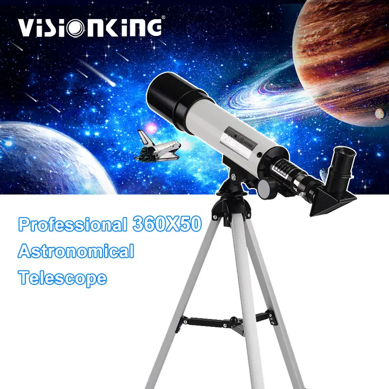

Visionking Refraction 36050 Astronomical Telescope With Portable Tripod Sky Monocular Telescopio Space Observation Scope Gift