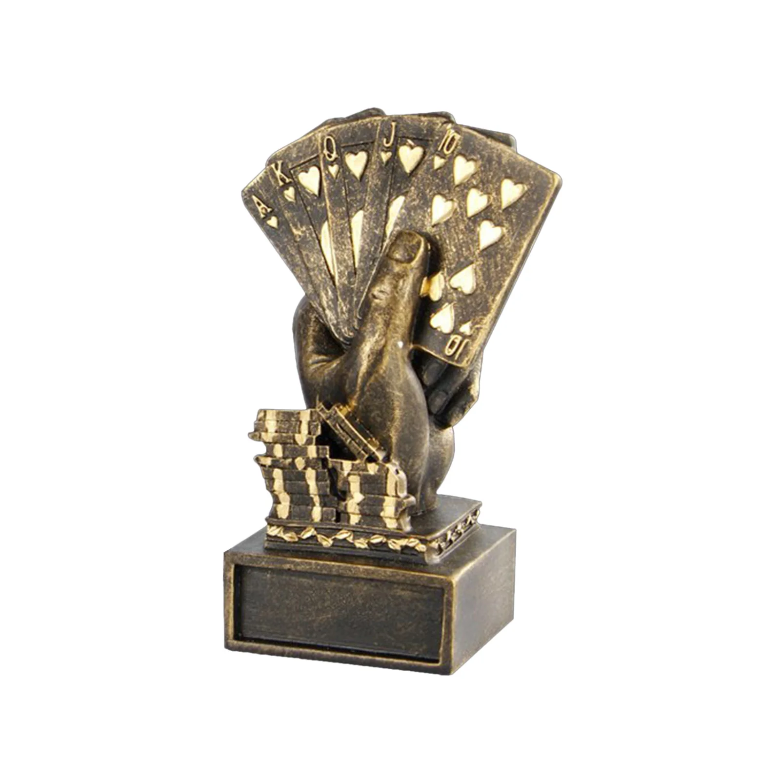 

Creative Statue Abstract Figure Sculpture Resin Ornaments Statue Poker Trophy Cup Home Crafts Modern Figurines For Interior