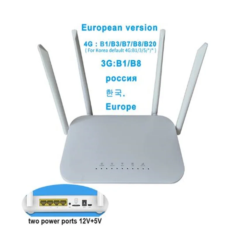 LC117 4G CPE router SIM card Hotspot CAT4 32 users RJ45 WAN LAN wireless modem LTE wifi router