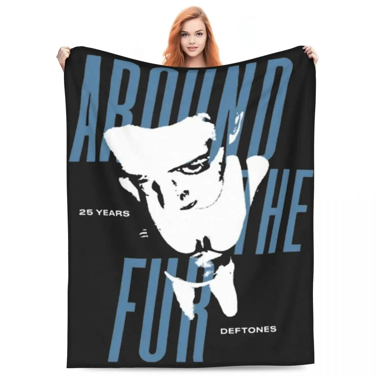 Deftones Diamond Eyes Metallica Rock Style Коралловый Флис Мягкое Плюшевое Расслабляющее Одеяло