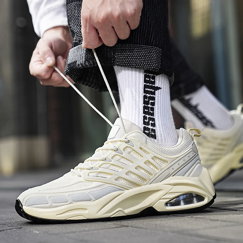 Fashion Breathable Men's Sports Shoes Outdoor Platform Casual Men's Shoes Loafers Running Shoes for men Tenis Male Sneakers