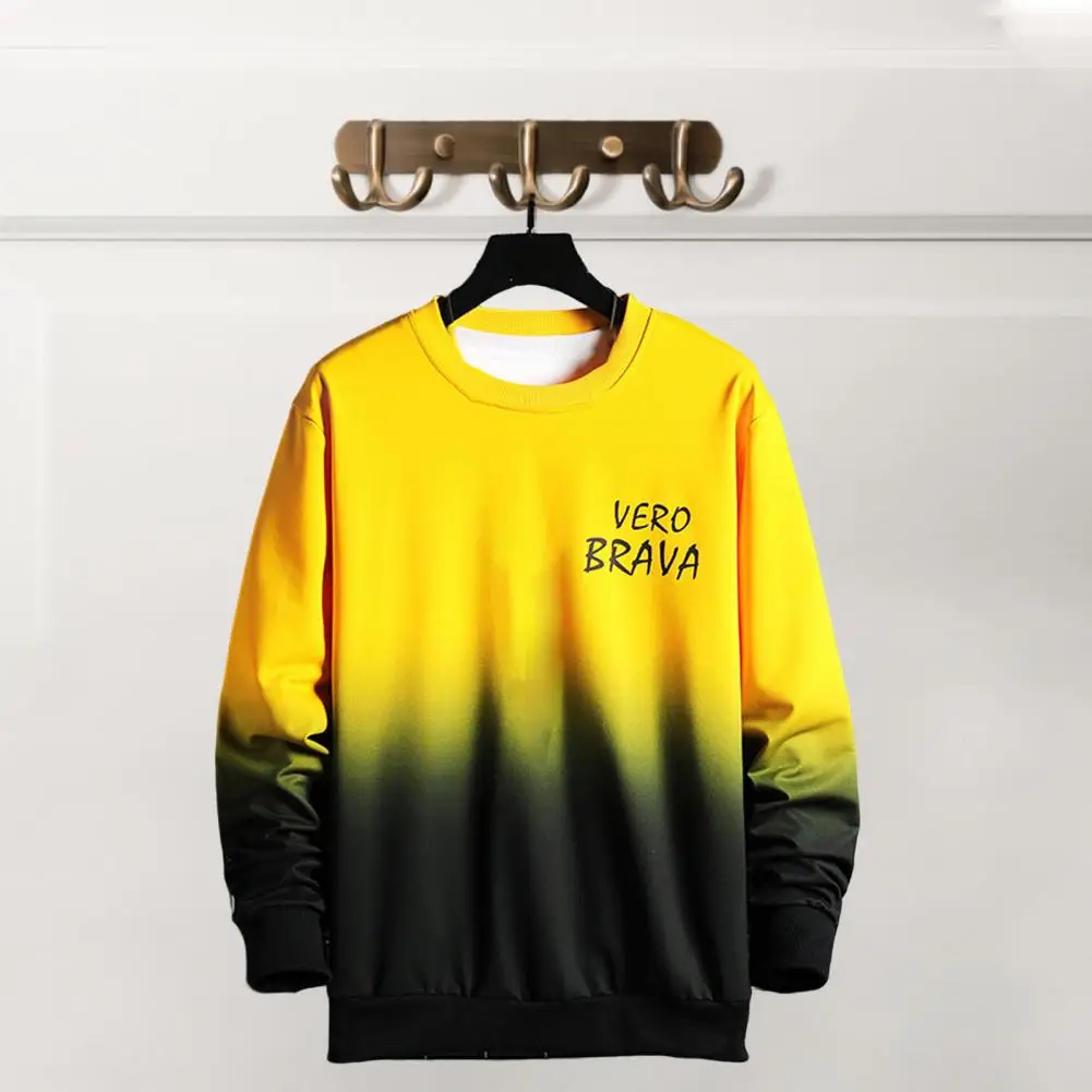 

Spring Autumn Men's Sweatshirts Korean Fashion Streetwear Gradient Hoodies Men Casual Men Clothing Harajuku Pullovers Hoodie Men
