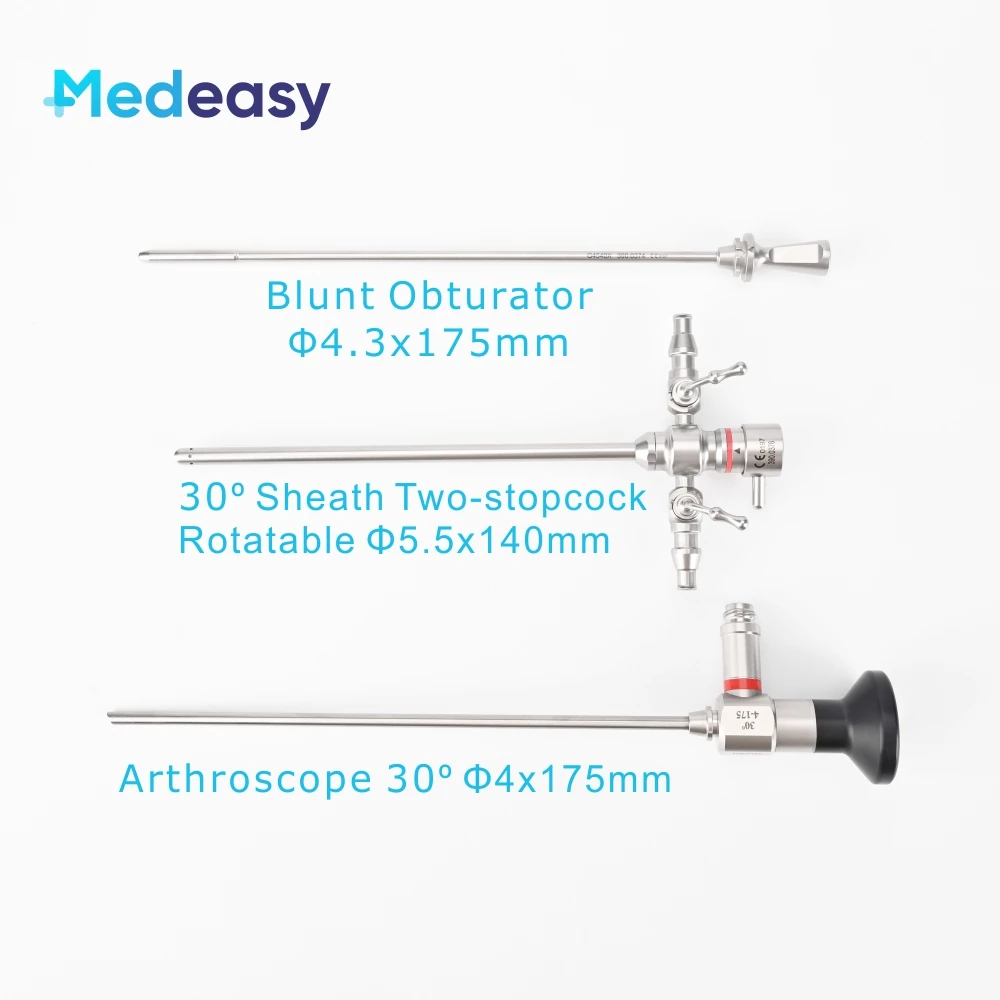 

Хирургический артроскоп 4 мм, набор линз, сталь