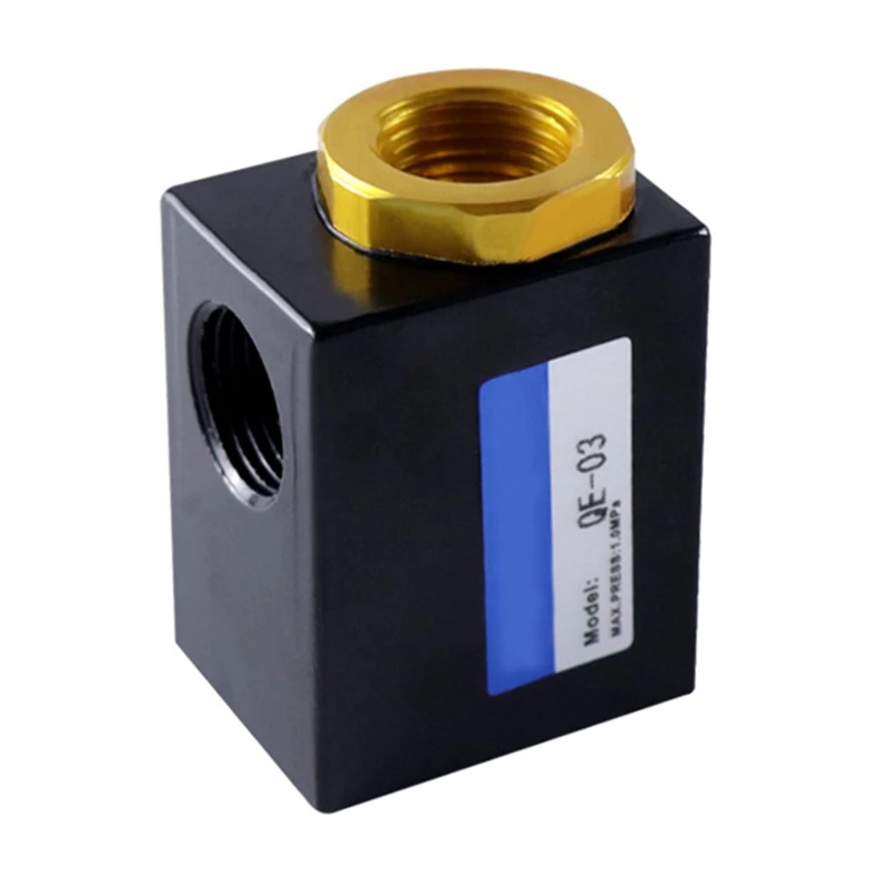 

3/8 Inch Quick Exhaust Control Valve Pneumatic Air Flow Valve Durable Aluminum Exhaust Valve