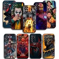 marvel avengers phone cases for samsung galaxy a31 a32 a51 a71 a52 a72 4g 5g a11 a21s a20 a22 4g cases back cover funda