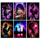 Мультяшная мозаика, алмазная живопись, Дисней, фэнтези, принцесса, Классическая сказка, вышивка, Волшебник Хуа Мулан, полная Алмазная вышивка крестиком