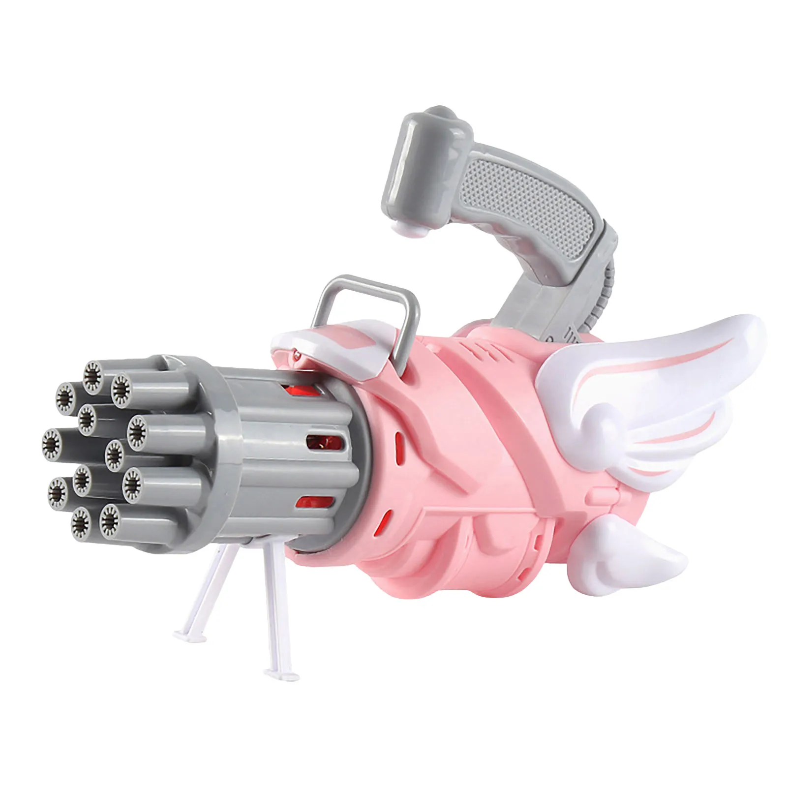 

Bubble Machine, Upgrade Fan 12 Hole Bubble Blower For Boys Girl's Toy No Thanks