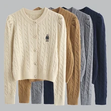 Sweater Korean Fashion Cardigan Women Y2k Tops Knit Autumn Winter 2022 Sweaters Clothes Kawaii Long Sleeve Grunge Fairy Clothing