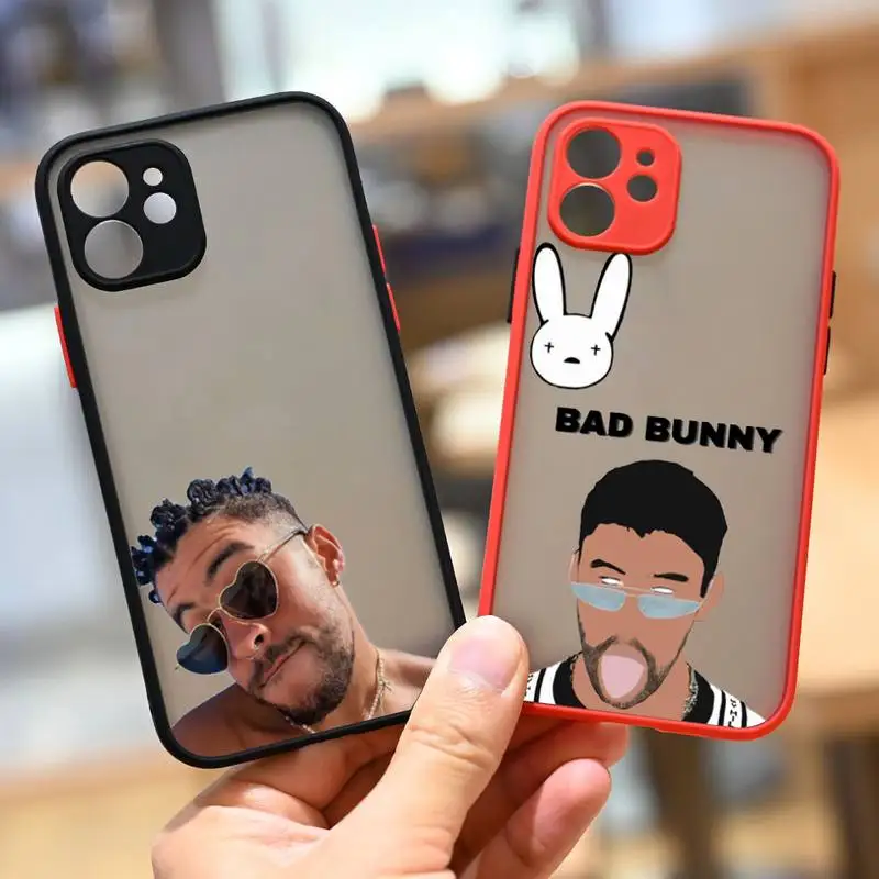 

Yo Perreo Sola Bad Bunny Maluma Phone Case For iPhone 13 12 11 Mini Pro XR XS Max 7 8 Plus X Matte transparent Back Cover