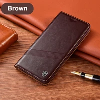 vintage genuine leather case for samsung galaxy a13 a52s a33 a53 a73 5g core wallet flip cover