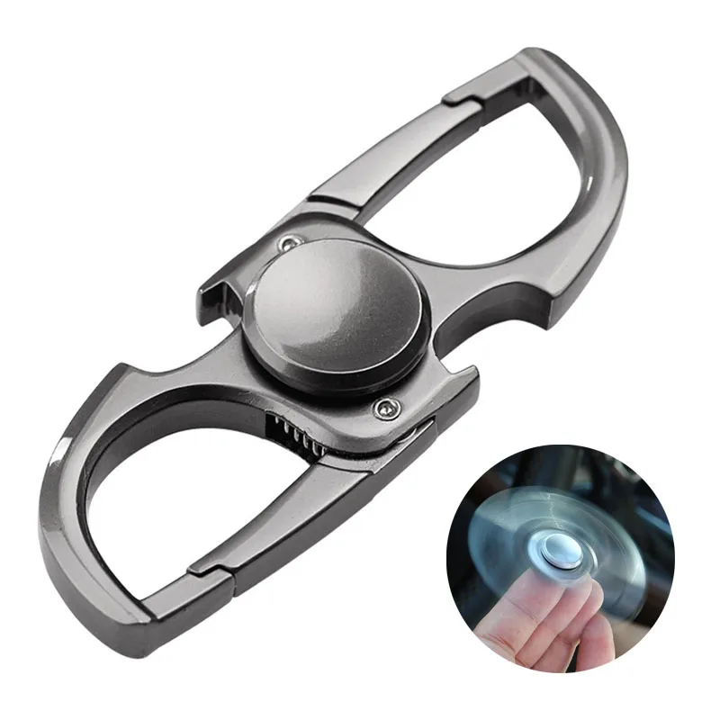 

Finger Spinner Fidget Hand Spinner Anti-Anxiety Toy Relieves Stress Finger Spinner Ketchain Bottle Opener EDC Adult Kids boy Toy