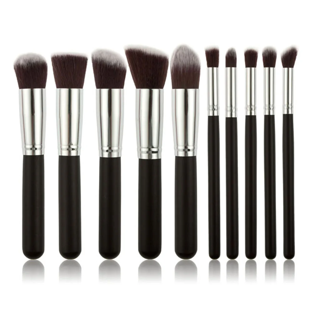 

10pcs Makeup Brush Set Premium Synthetic Kabuki Cosmetics Foundation Blending Blush Eyeliner Face Powder Brush Makeup brushes