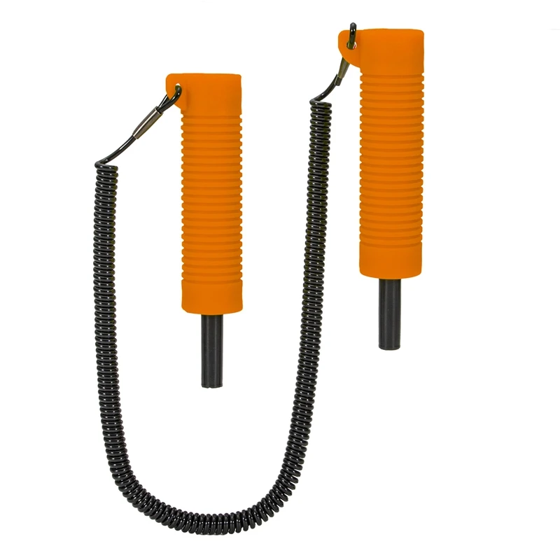 

Retractable Ice Awls Ice Fishing Safety Picks Awls Ice Breaking Accessories For Ice Fishing Orange