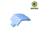 Детская конструкция gobrick, изогнутая панель 3x5x3, совместима с 24116 детскими игрушками