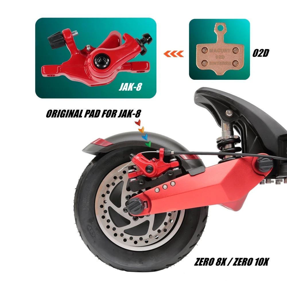 02D спеченная дисковая тормозная колодка для суппорта NUTT ZOOM XOD JAK SHIMANO