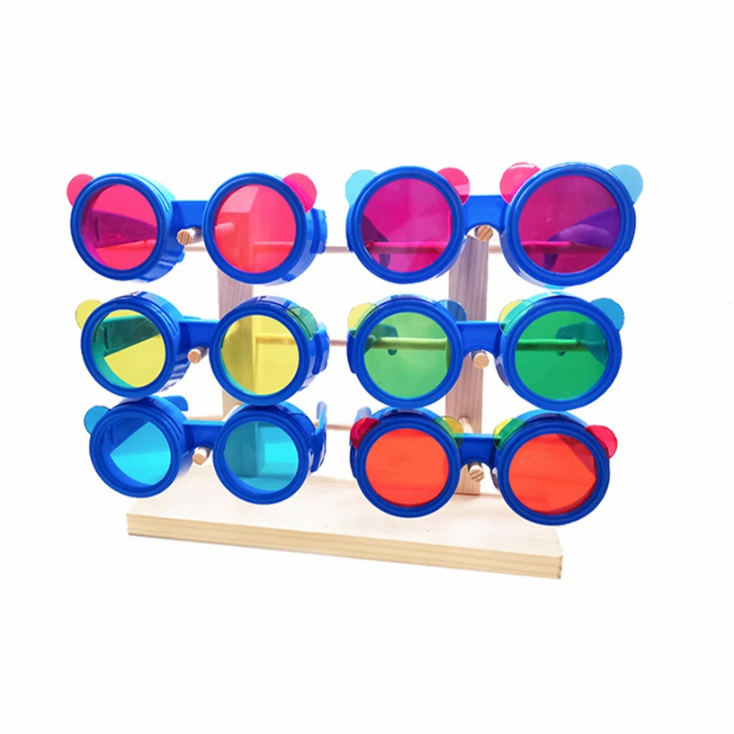 

Игрушки Монтессори, сенсорные игрушки, цветные Обучающие очки, игрушки для детей 3 лет, классные принадлежности, Обучающие рождественские п...