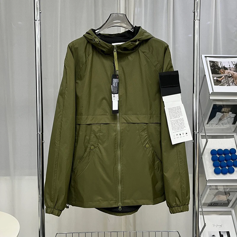 

Men's Breathable Hooded Jacket Trench Coat Outdoor Spring Autumn Windproof Waterproof Jaqueta Masculina MA901