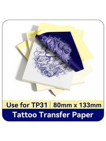 Трафаретная бумага для татуировки Zodzi 80x133 мм 100 шт.