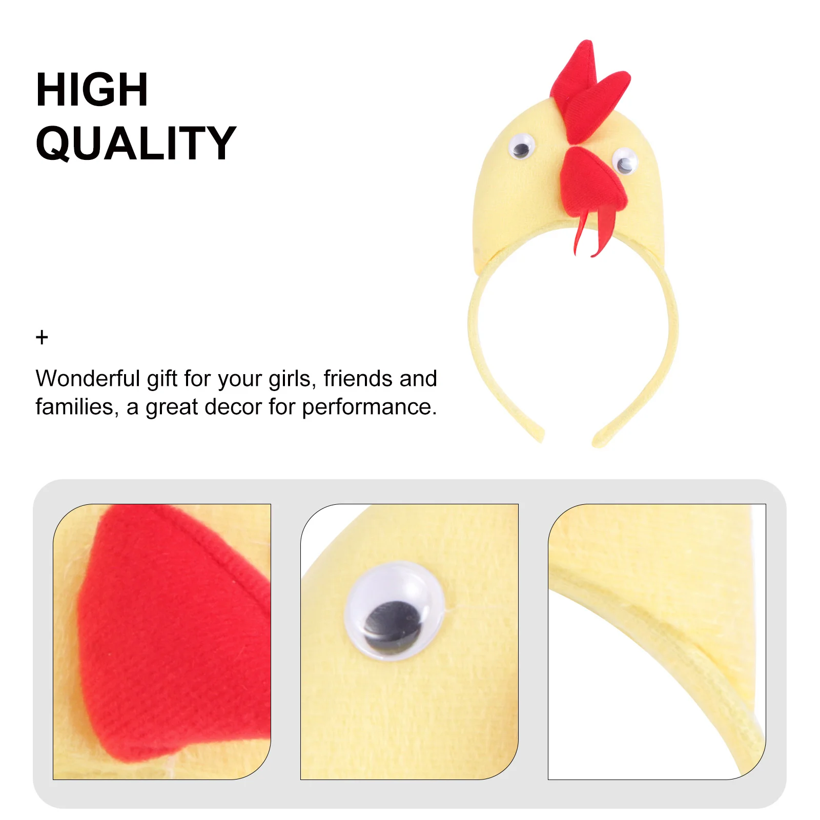 2 шт. повязка на голову с петухом аксессуары для волос макияж фестиваль головной