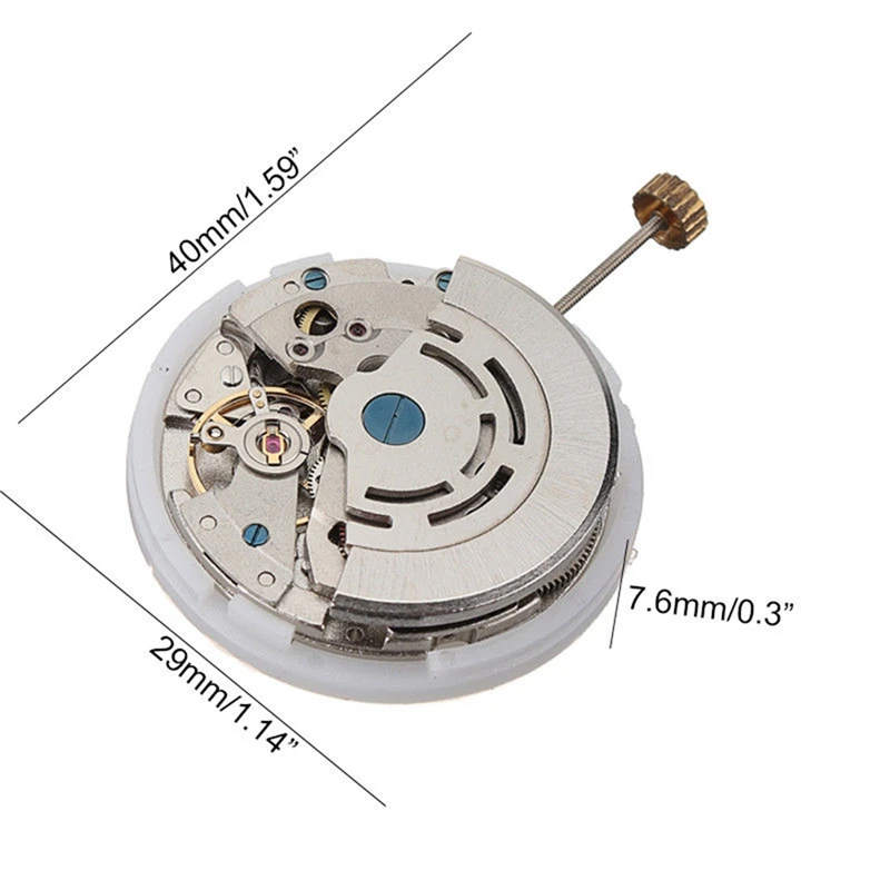 2813 8205 Automatic Movement Watch Double Calendar Day Date Accuracy Direct Replace For Mechanical Watch Movement Repair