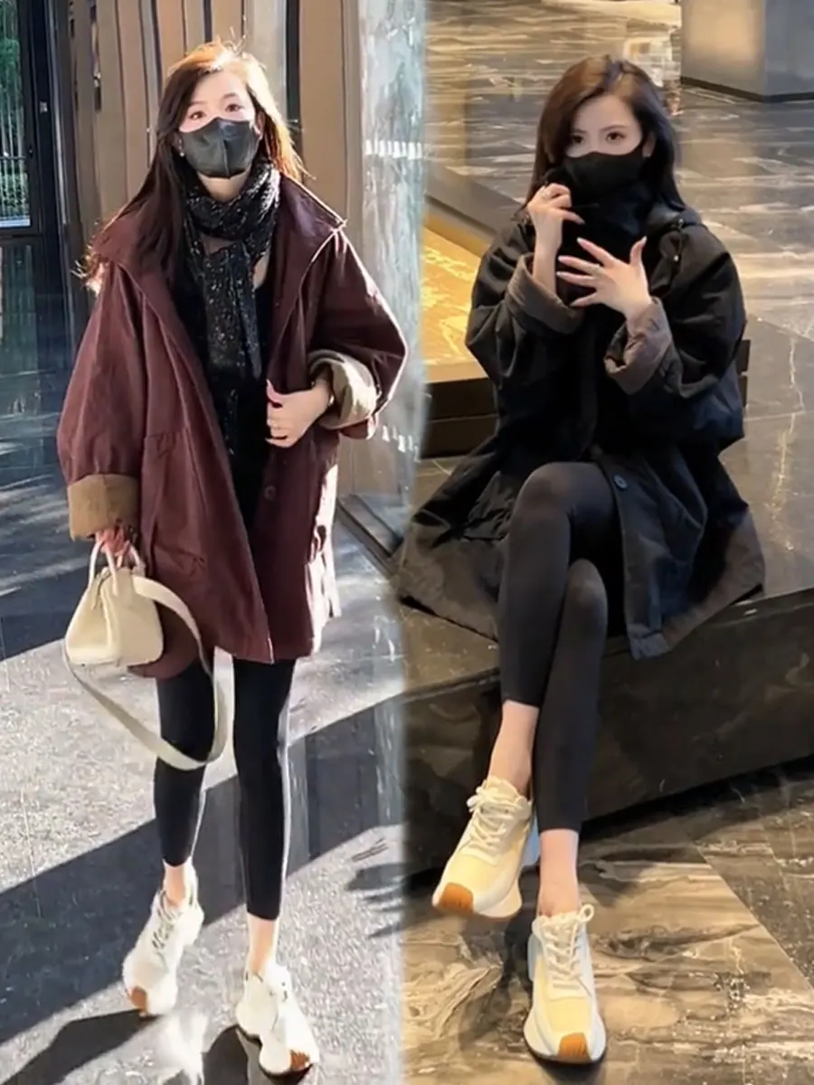 Свободная стеганая утолщенная куртка больших размеров на хлопковой подкладке.