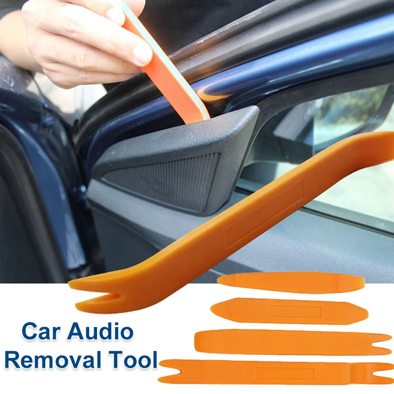 

Auto Door Clip Panel Trim Removal Tool Kits Navigation Disassembly Blades Car Interior Plastic Seesaw Conversion Repairing Tools