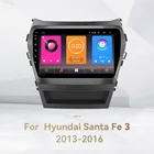 Автомагнитола на Android 10, мультимедийный видеоплеер с GPS, Wi-Fi и навигацией для HYUNDAI IX45 Santa Fe 2013-2017, автомагнитола без DVD