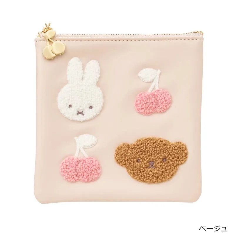 Kawaii MIffy мультфильм милый макияж рот красный конверт вышивка сменные ювелирные