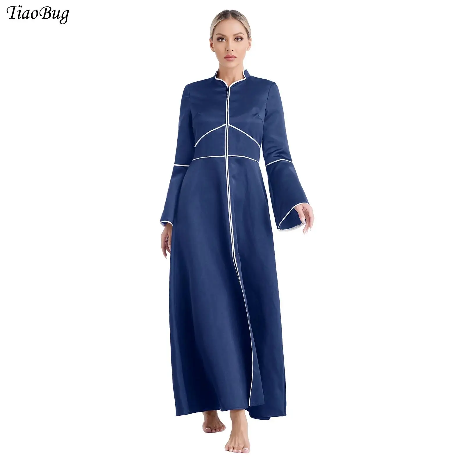 Женское Платье трапециевидного силуэта с рукавами-фонариками