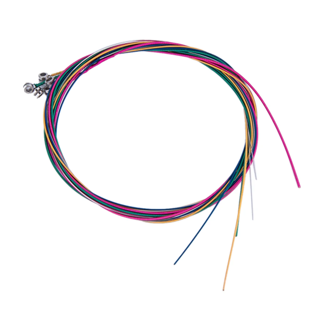 

6 шт./набор, сменные стальные струны для акустической гитары