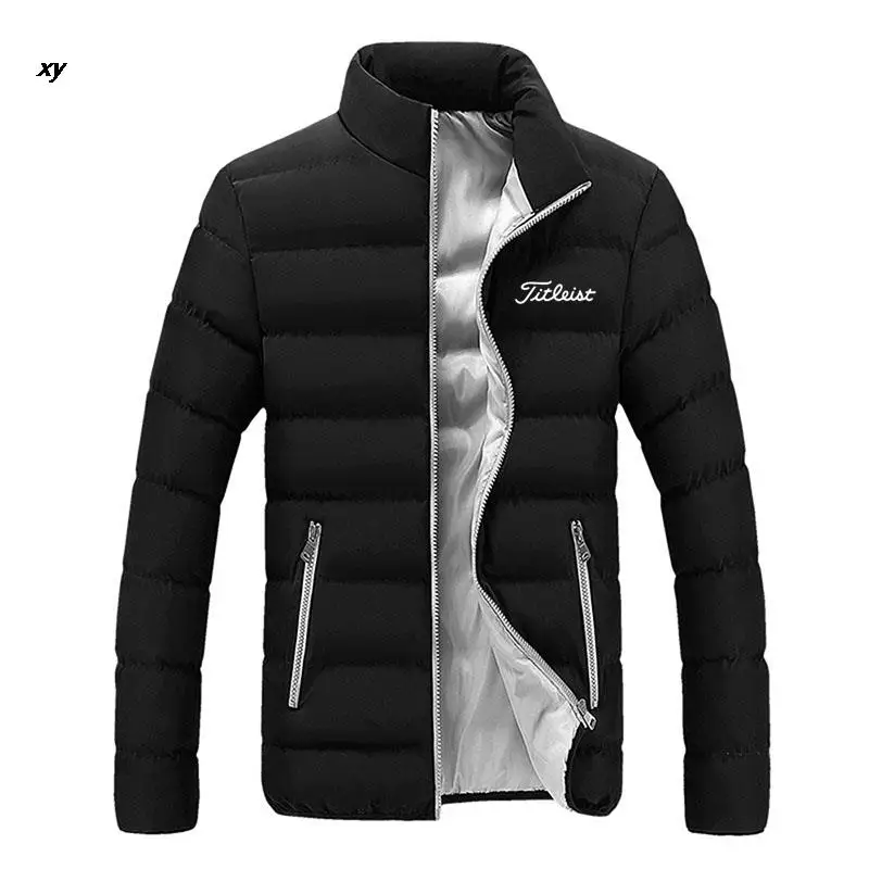 

Men Brand Jacket Gentle Zipper Coat Autumn Winter Down Sports Jacket Casual Trendy Men's Fashion Outwear M-4XL