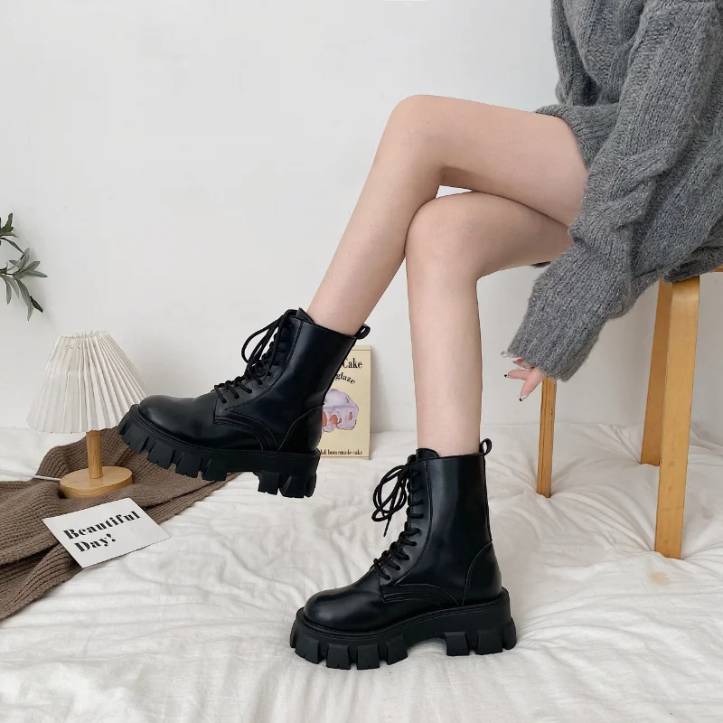 

Winter Female Keep Warm Round Toe Thick Sole Comfortable Platform Snow Boots for Woman Shoes Women Anklet Boots Botas De Mujer