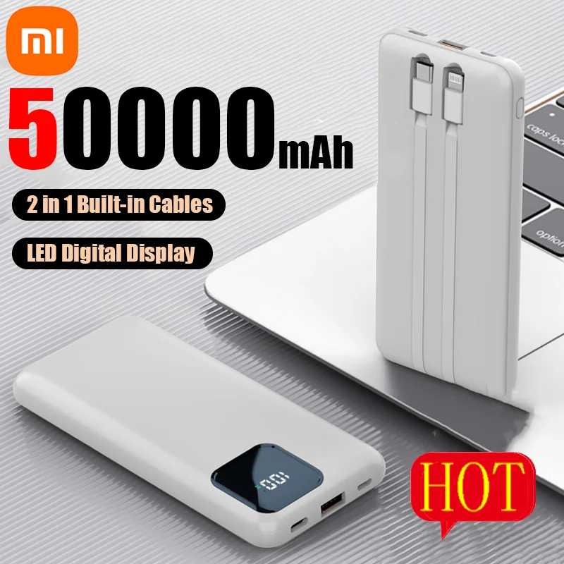 Xiaomi 100000 Power Bank mAh 22 5 Вт Batteria a Ricarica Super Veloce Display Digitale Alta Capacità Powerbank Per для iPhone16
