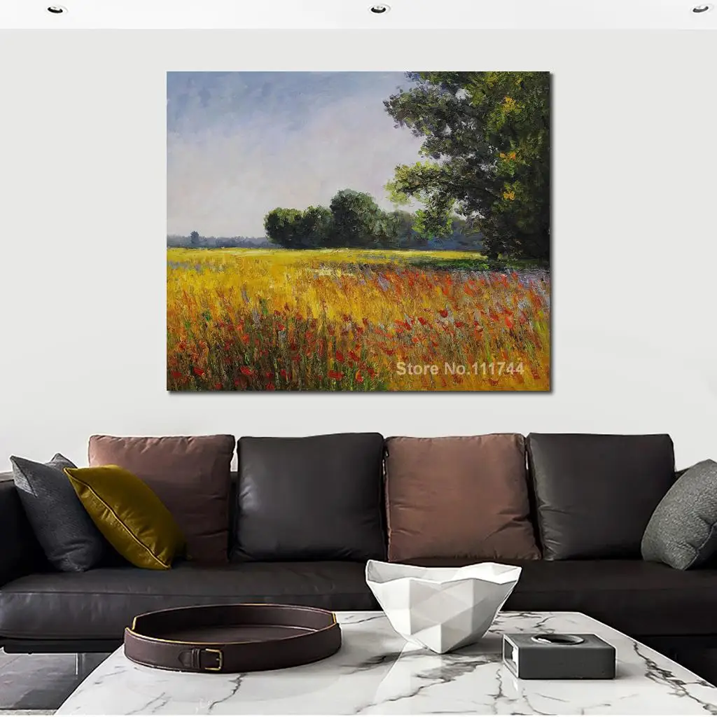 Купить художественный холст онлайн овсянные поля картины Винсента Ван Гога