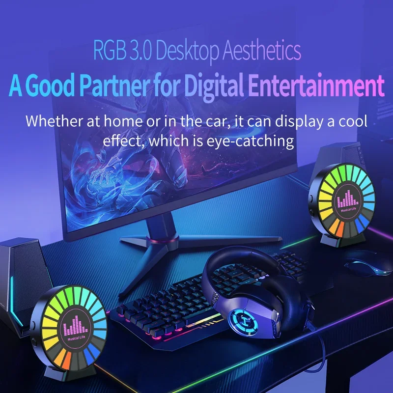 Астронавт Smart RGB Pickup Lights LED 3D окружающая лампа приложение управление звуком музыка