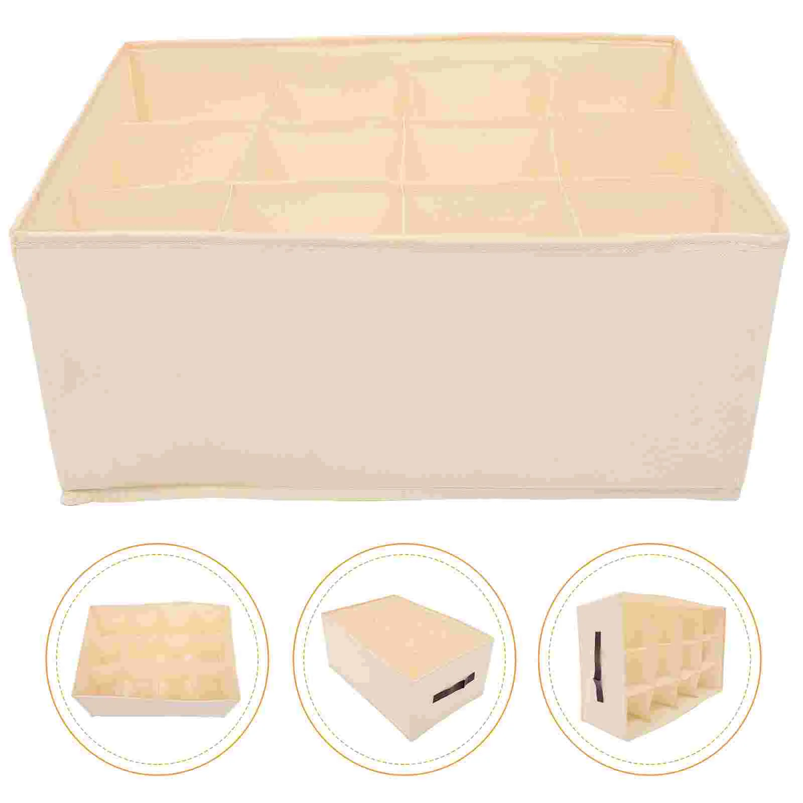 

Wardrobe Organizer Multi-grid Storage Box Household Pants Organizer