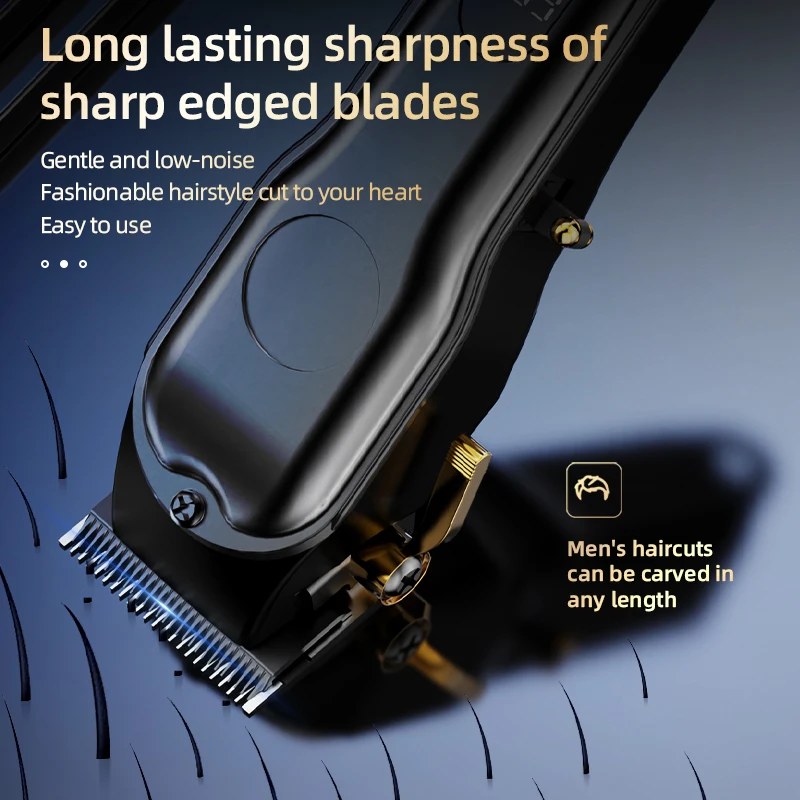 Машинка для стрижки волос KIKIDO Мужская аккумуляторная Регулируемый