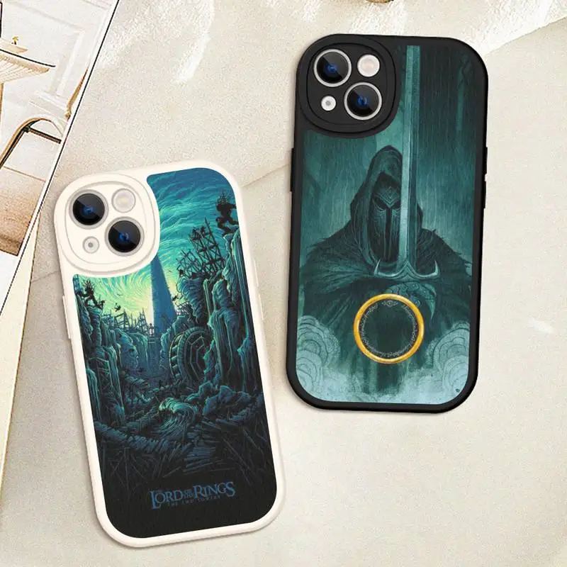 

POP MART Movie R-Rings Of -The -L-Lords Phone Case Hard Leather For iPhone 14 13 12 Mini 11 14 Pro Max Xs X Xr 7 8 Plus