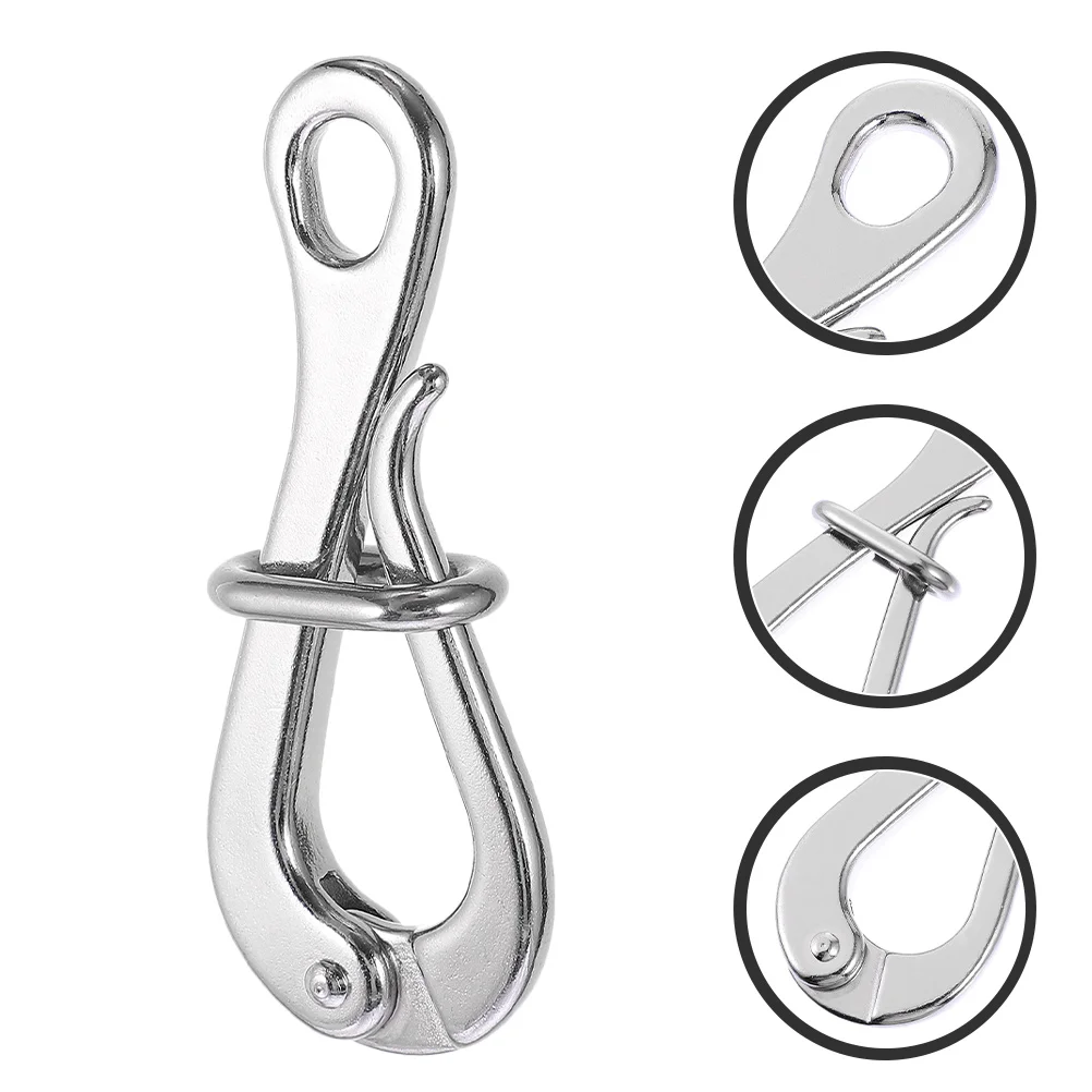 

Sturdy Multi-use Boat Stainless Steel Heavy Duty Hooks Practical Heavy Duty Hooks Ship Hook Life Boat Supply