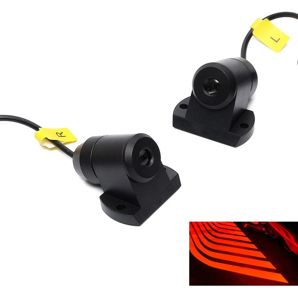 

Motorcycle LED Lights Angel Wings Projection Light Kit Night Riding Decorative Warning Lamp Waterproof for Electric Bicycles